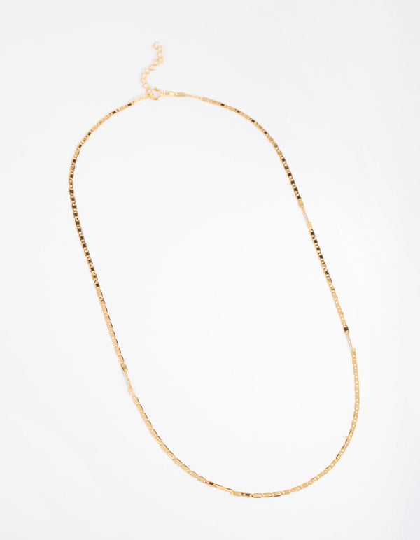 Gold Plated Sterling Silver Mariner Necklace