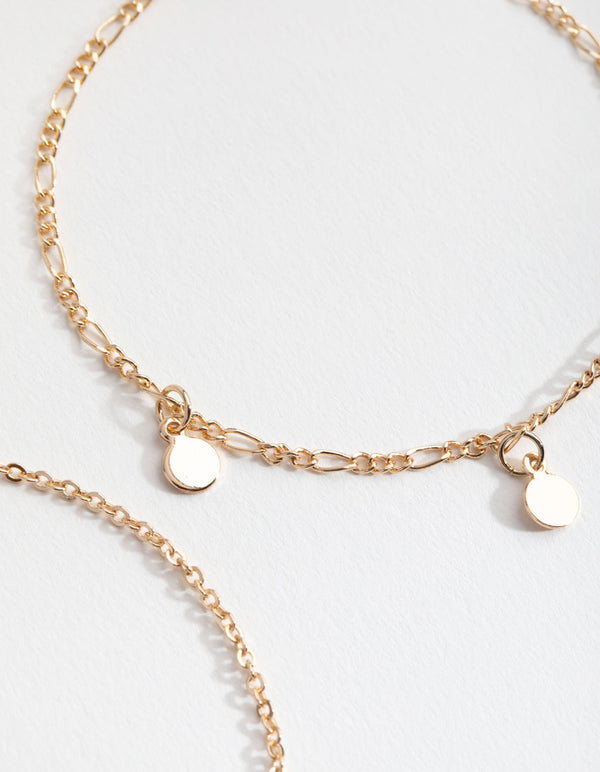 Gold Jingly 2-Pack Bracelet