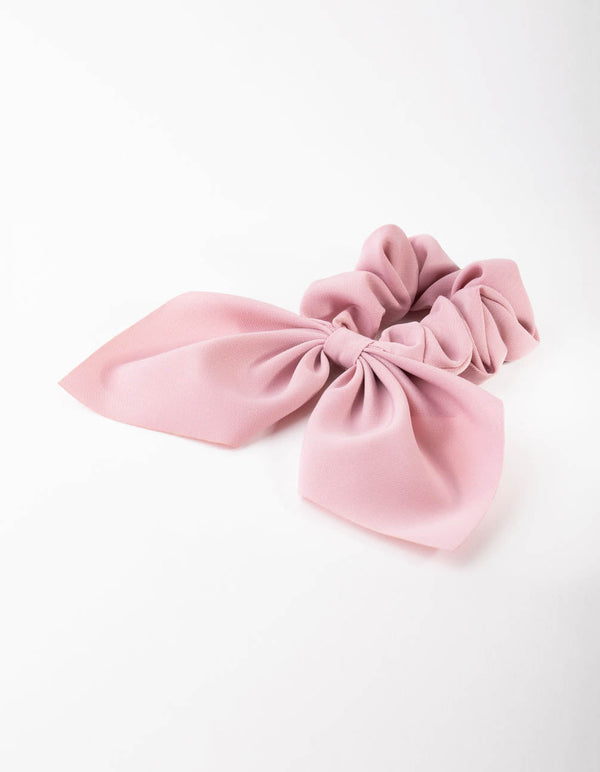 Stoffen scrunchie met strik