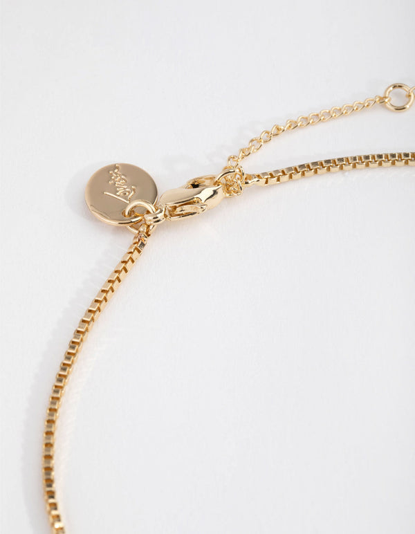 Real Gold Plated Swirl Pendant
