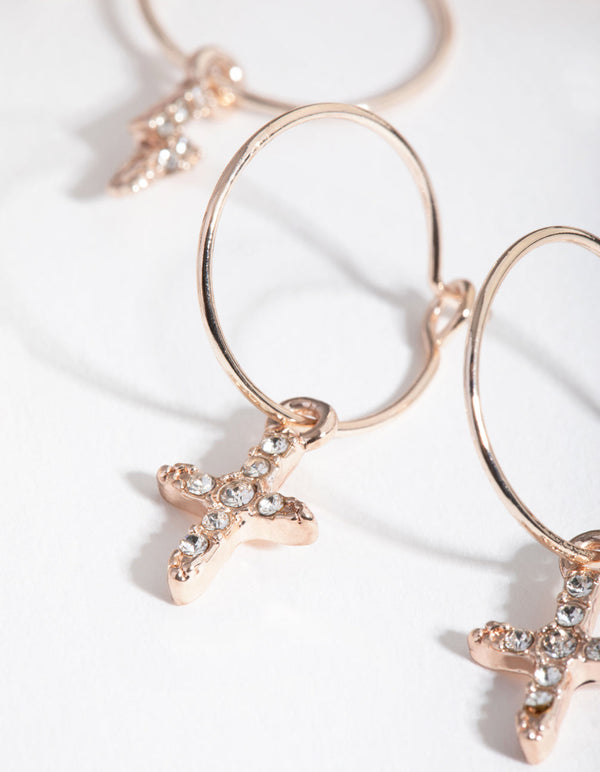 Rose Gold Celestial Sleeper 6-Pack Earring