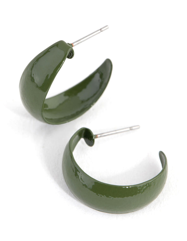 Matte Bubble Hoop Earrings