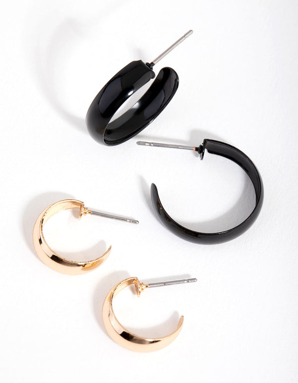 Chubby 2-Pack Hoop Earring