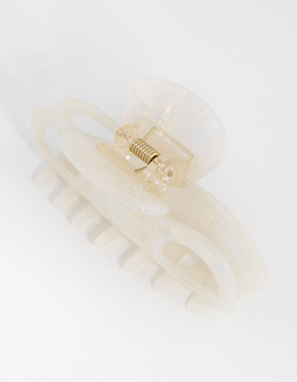 Acrylic White Bow Claw