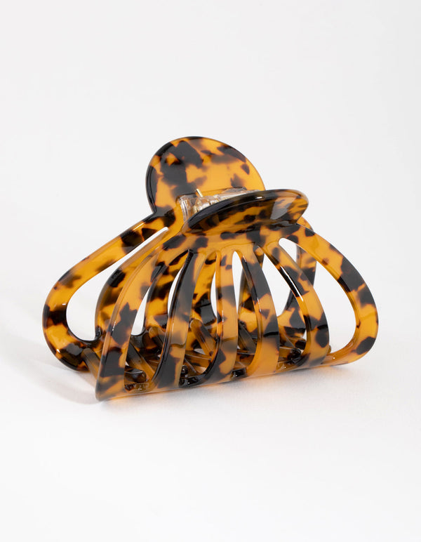 Tortoiseshell Round Cut Out Claw