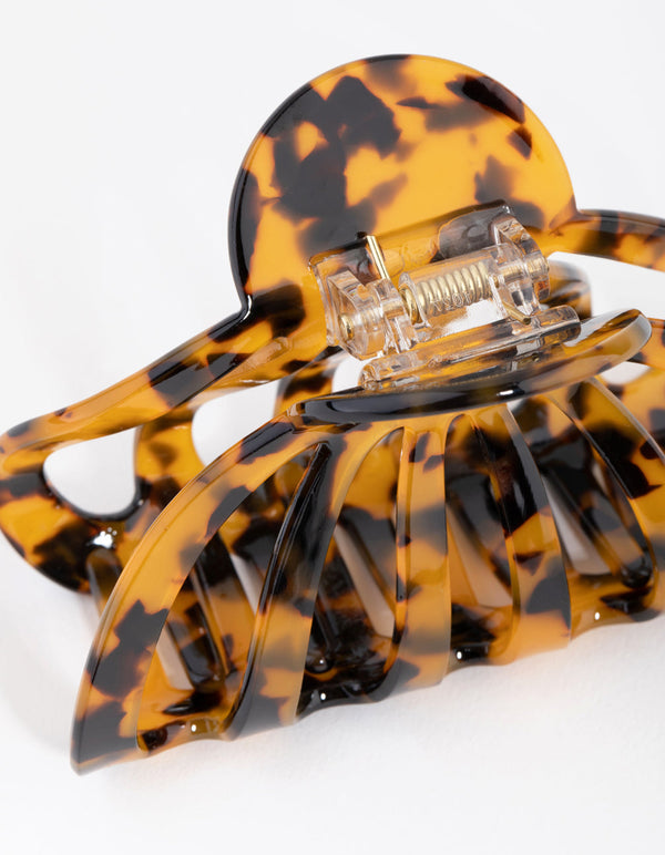 Tortoiseshell Round Cut Out Claw