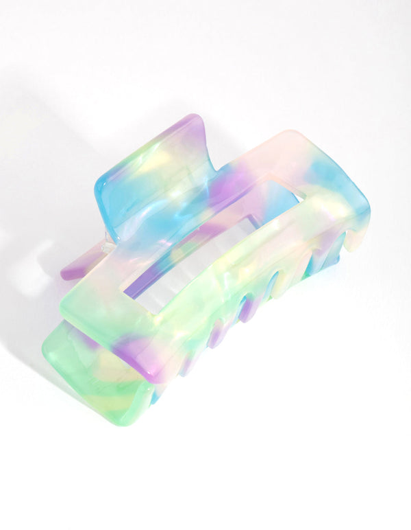 Acrylic Mermaid Rectangle Claw