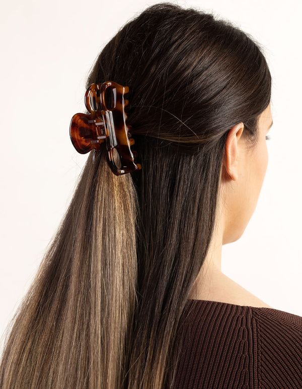 Plastic Leopard Bow Claw
