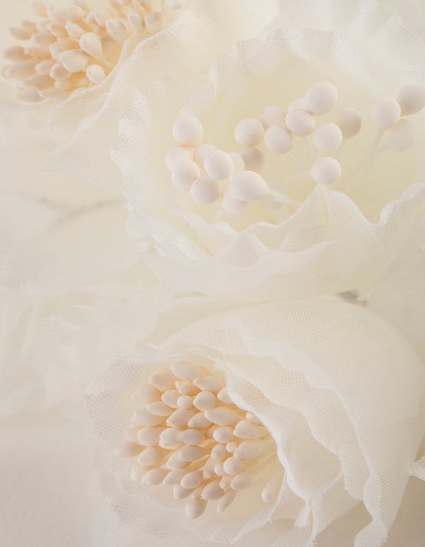 Dainty Rose Beaded Back Drop Clip