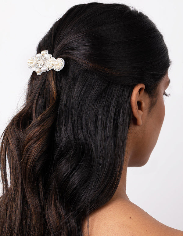 Mixed Pearl Detail Clip Pack