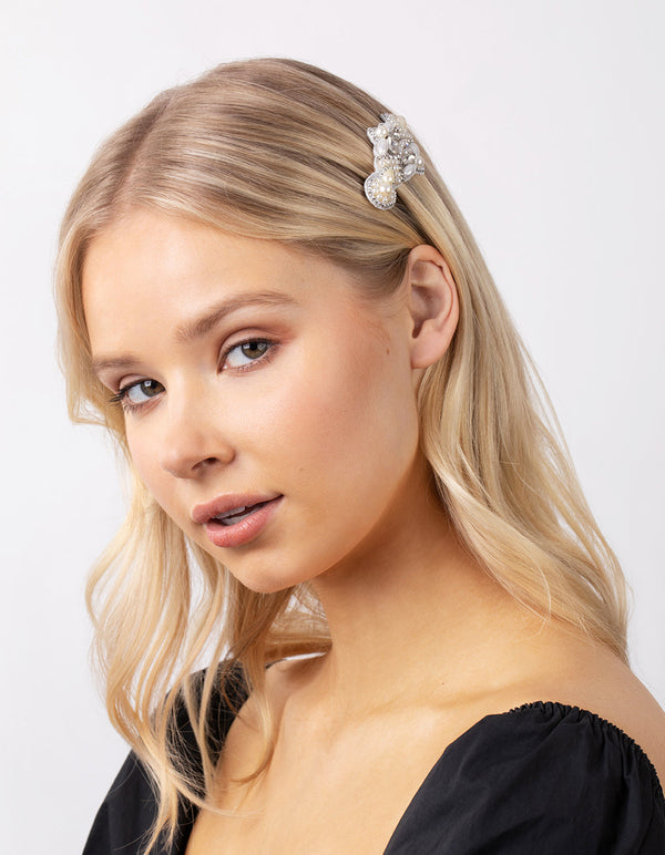 Mixed Pearl Detail Clip Pack
