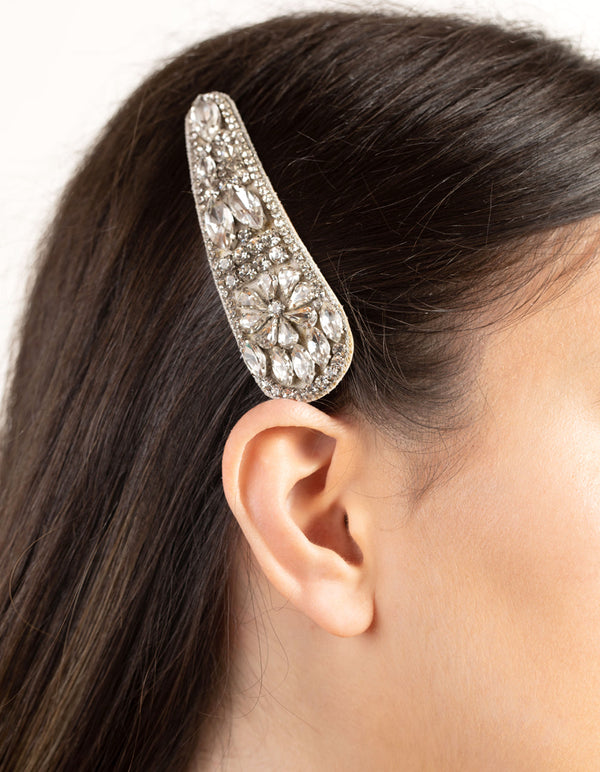 Crystal Detail Snap Clip