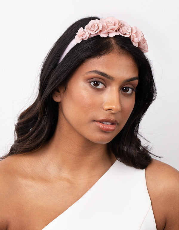 Blush Flower Bunch Sash
