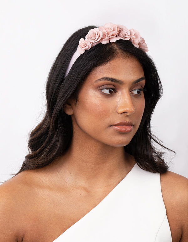 Blush Flower Bunch Sash
