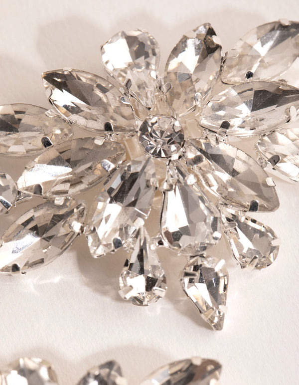 Diamante Broach Shoe Clip