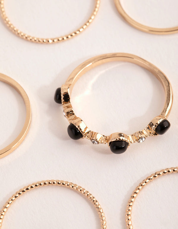 Gold Celestial Star Ring Pack