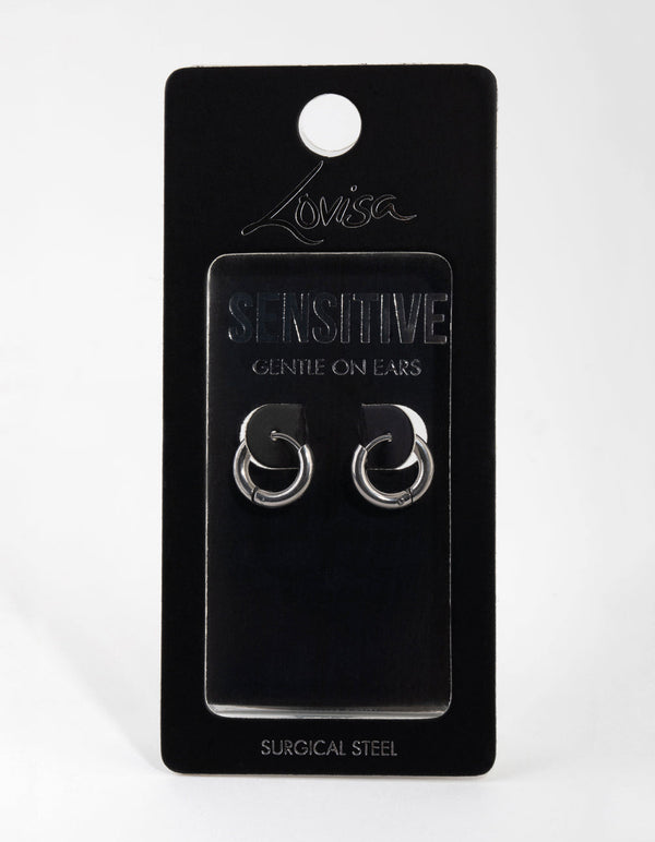 Surgical Steel Small Huggie Earring