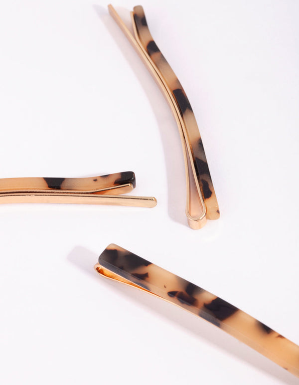 Tortoiseshell Slide Clip Pack