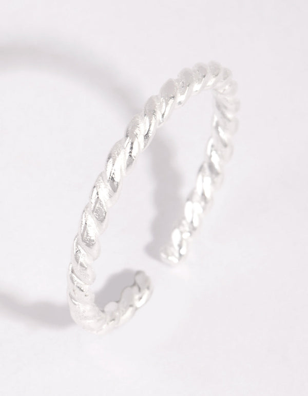 Sterling Silver Twisted Ring