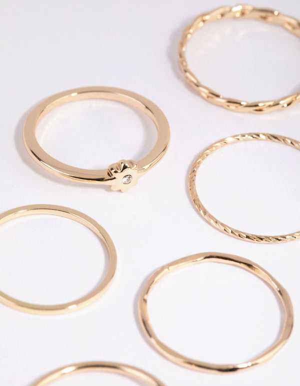 Gold Fine Celestial Ring Pack