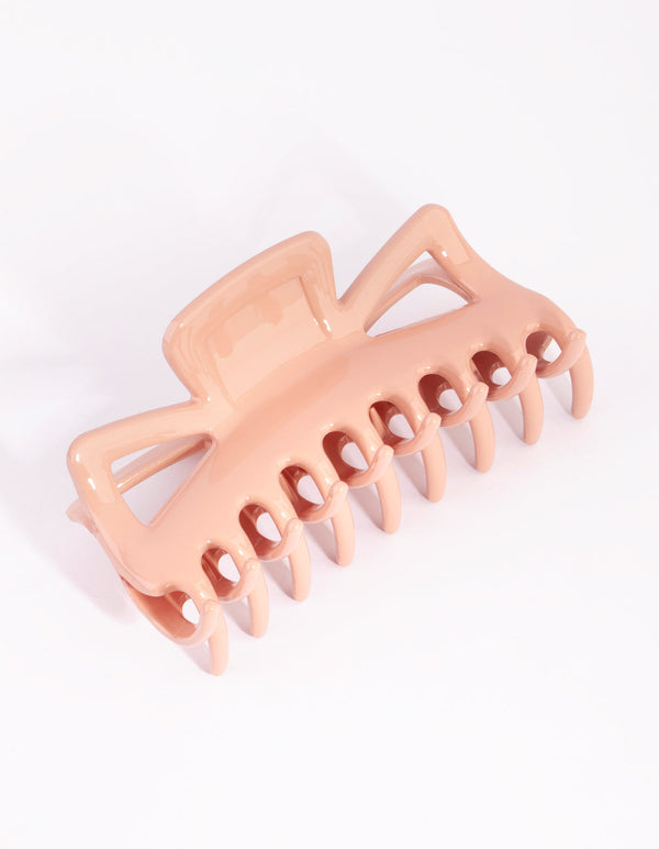 Large Blush Bow Claw
