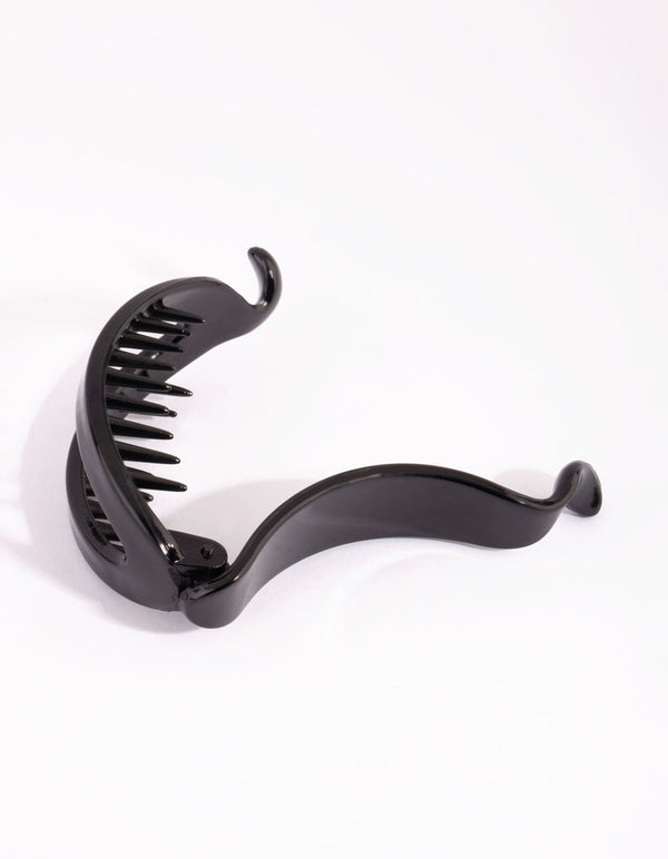Black Skinny Banana Clip