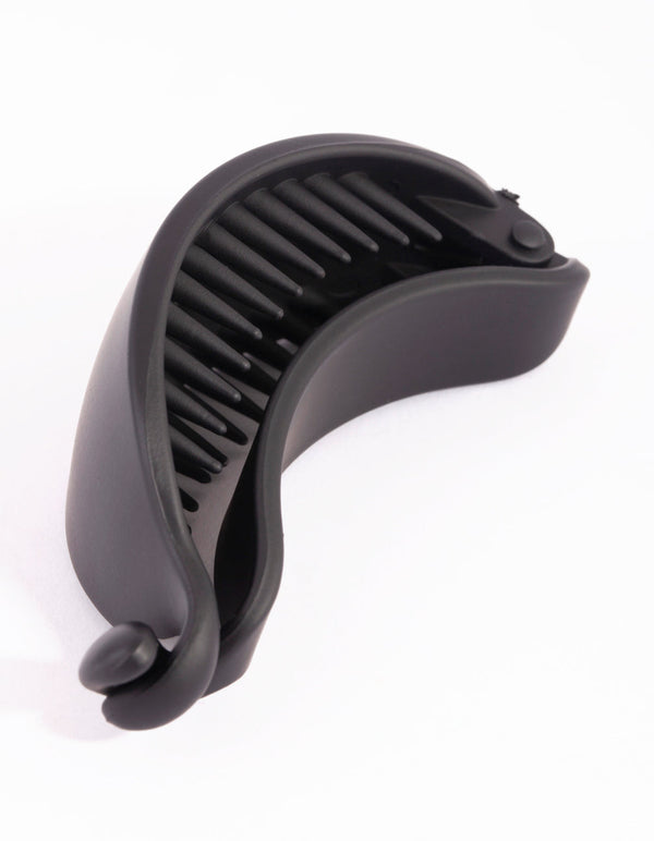 Black Plastic Banana Clip