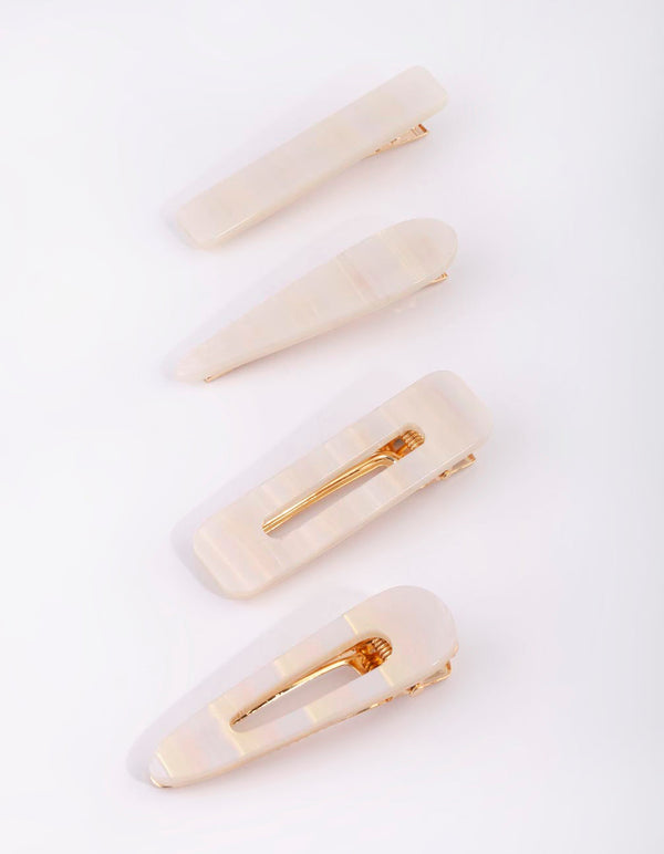 Gold Iridescent Textured Clip Pack