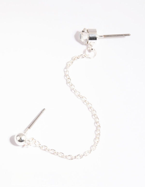 Silver Chain Earrings