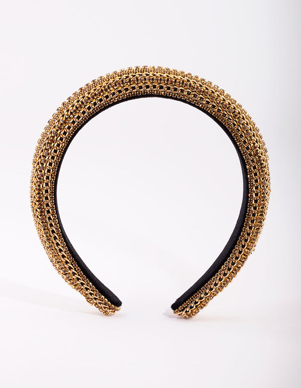 Diamante and Chain Alice Band