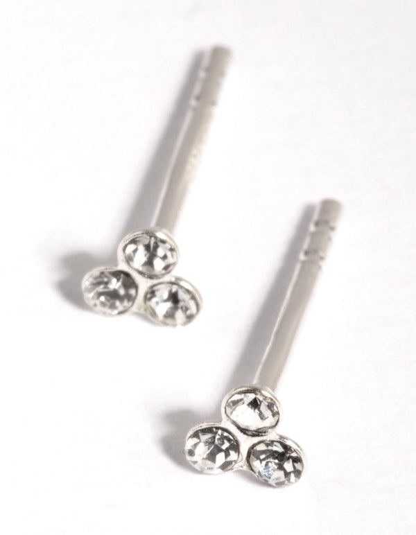 Sterling Silver Ball Stud and Huggie Earring Pack