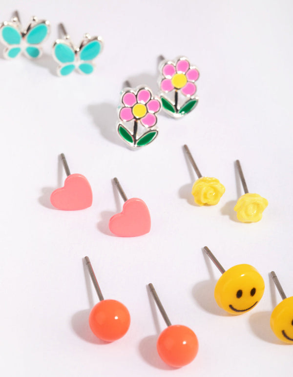 Kids Smile Garden Stud Earring Pack