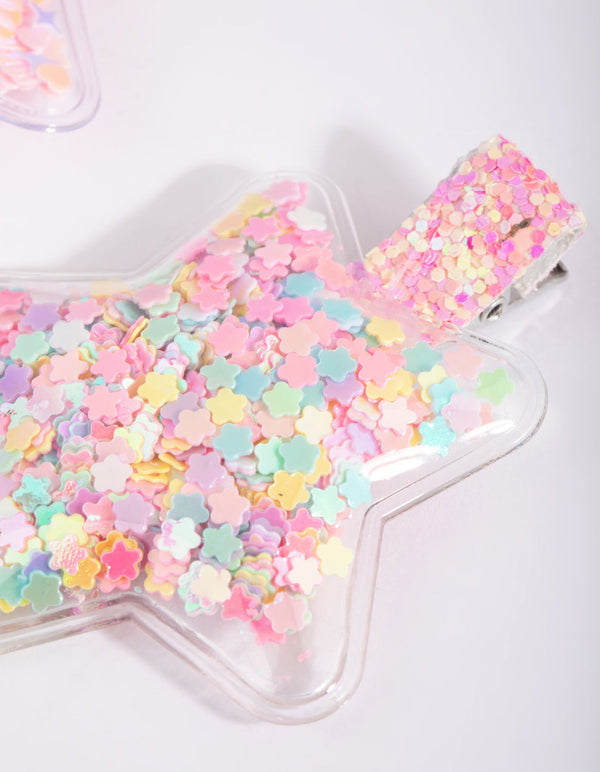 Kids Pink Star Clip Pack