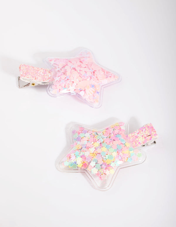 Kids Pink Star Clip Pack