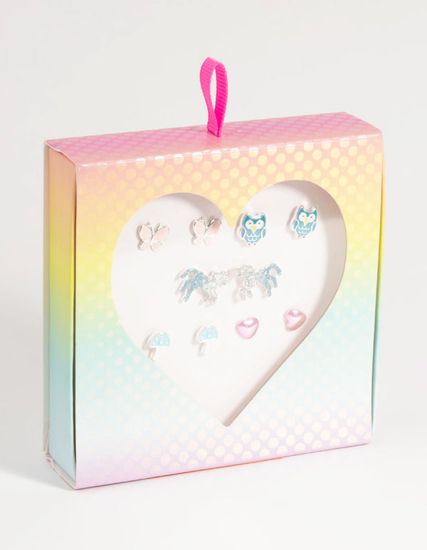 Silver Mythical Stud Earring Pack