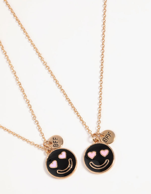 Kids Mood Best Friend Necklace Set