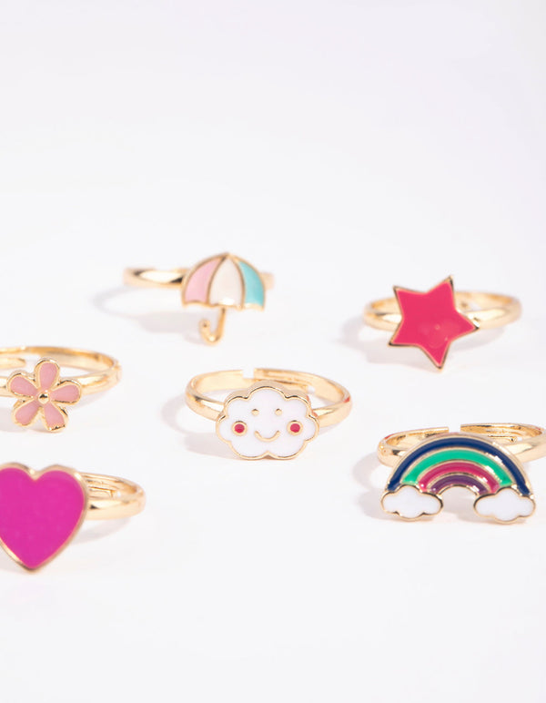 Kids Cloudy Sky Ring Pack