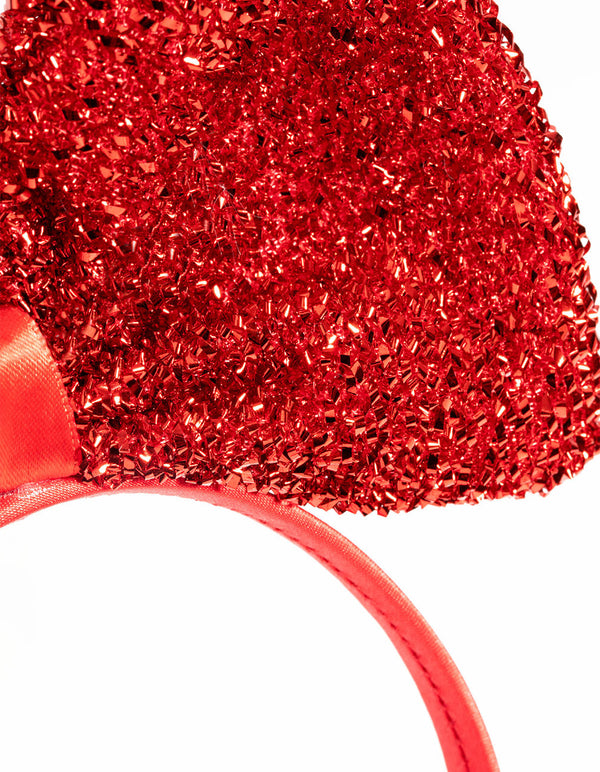 Kids Sparkle Bow Headband