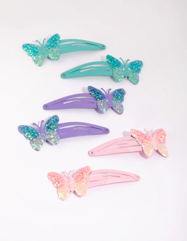 Kids Butterfly Snap Clip Pack