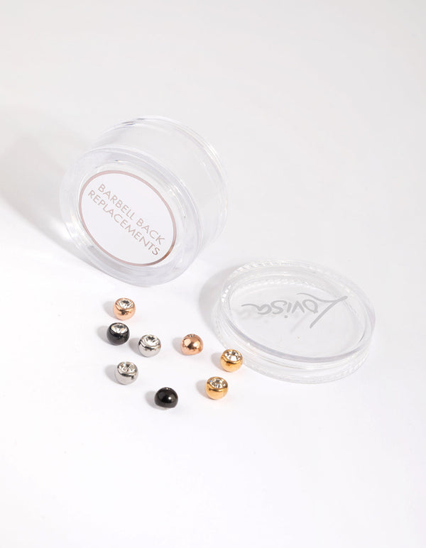 Mixed Surgical Steel Barbell Ball Replacements