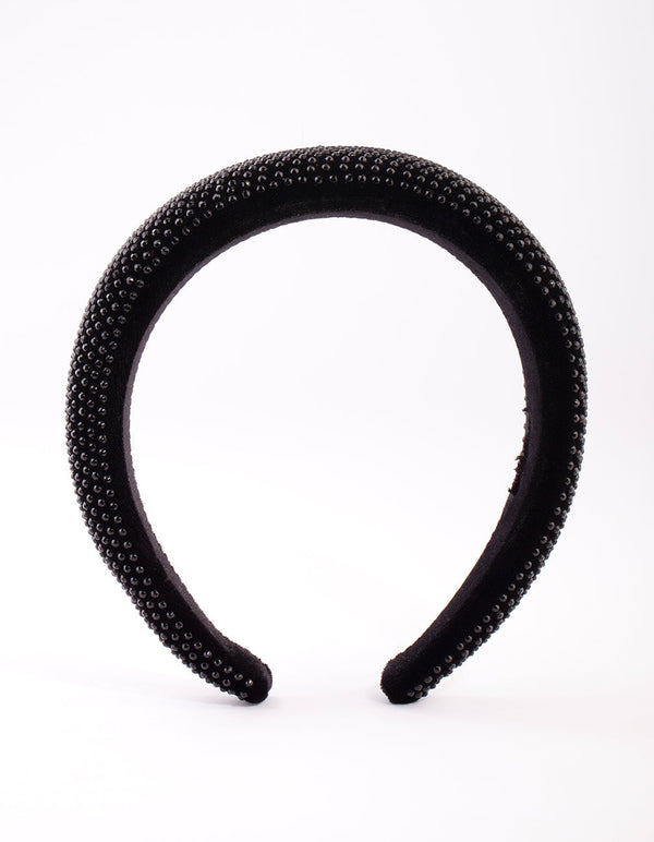 Black Diamante Alice Band