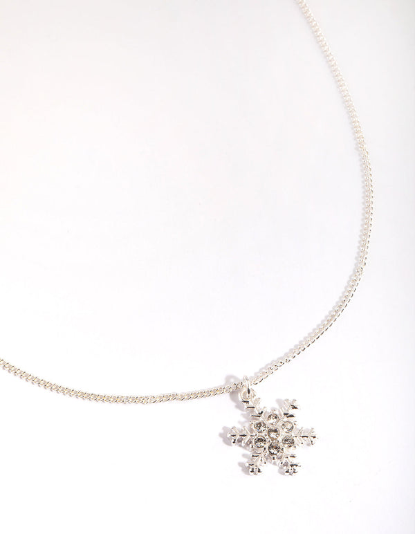 Festive Snowflake Necklace