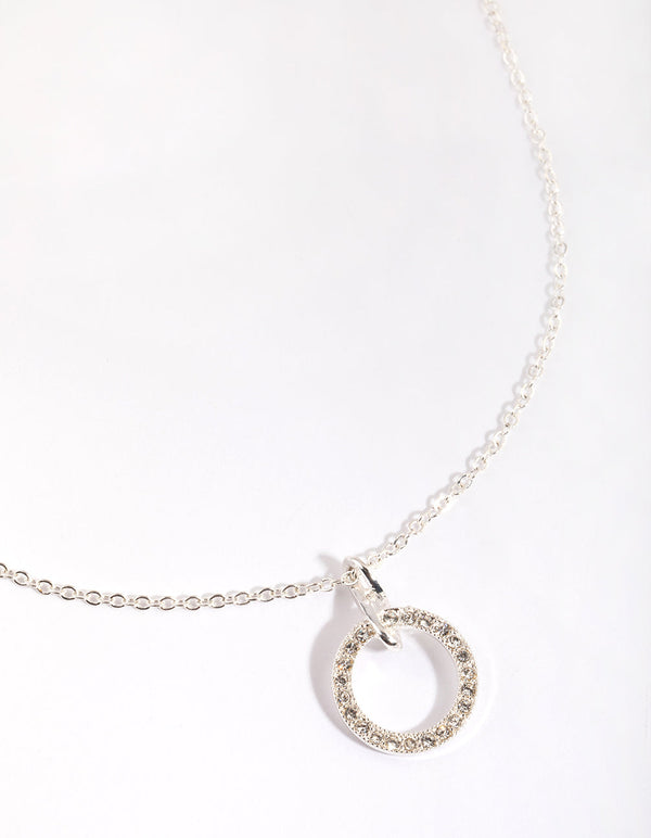 Silver Diamante Necklace