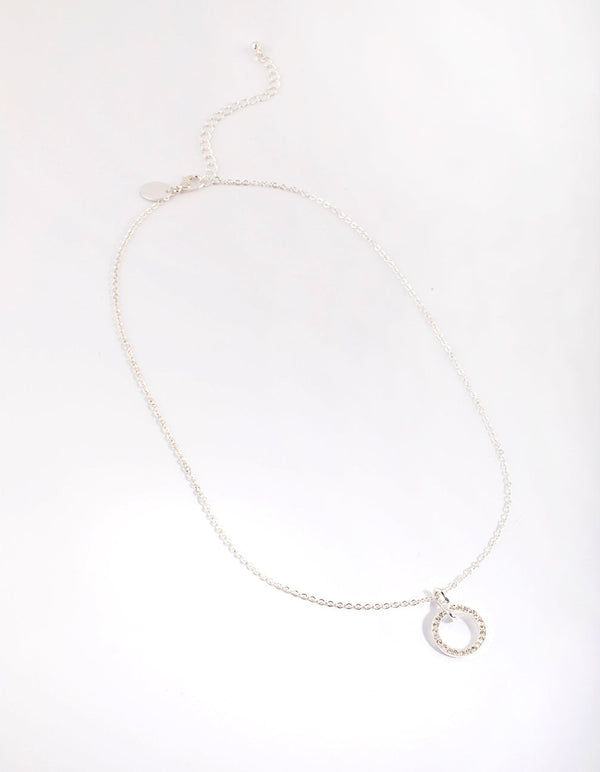 Silver Diamante Necklace