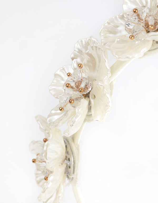 Flower and Pearl Alice Band