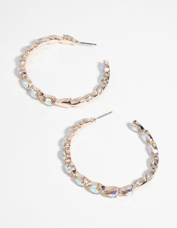 Rose Gold Hoop Earrings