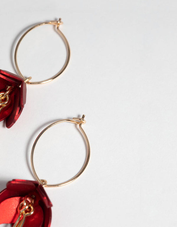 Mini Flower Drop Earrings