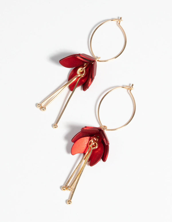 Mini Flower Drop Earrings