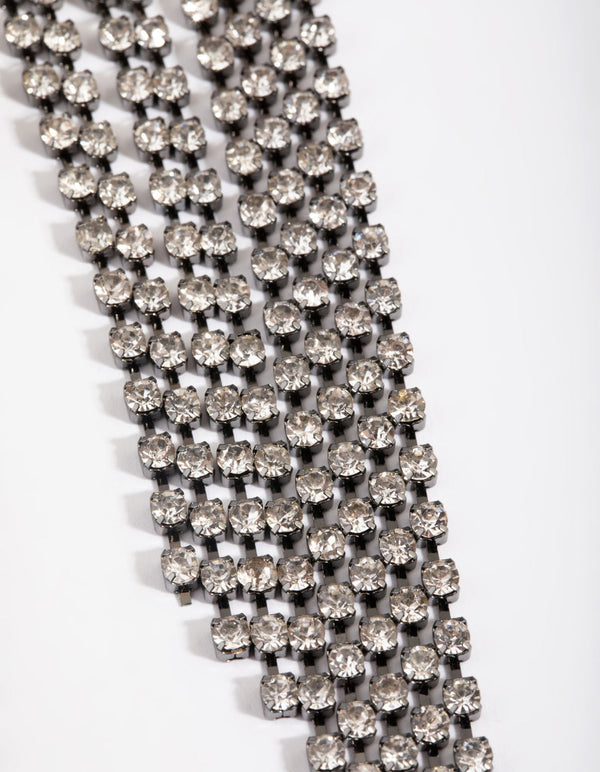 Matte Diamante Drop Earrings