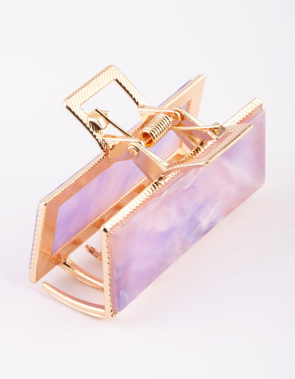 Purple Rectangular Claw